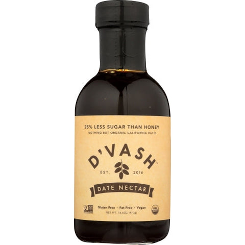 Dvash Organics, Organics Nectar Date Organic, 16.6 Oz(Case Of 12) Dvash Organics