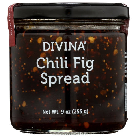 Divina, Spread Chili Fig, 9 Oz(Case Of 12)