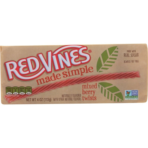 Red Vines, Licorice Mxd Bry Twist, 4 Oz(Case Of 9) Red Vines