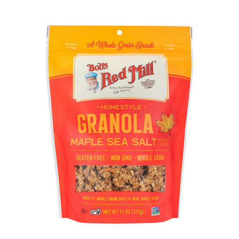 Bobs Red Mill, Homestyle Granola Maple Sea Salt, 11 Oz(Case Of 6) Bobs Red Mill