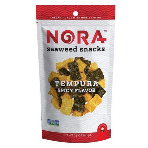 Nora Snacks, Tempura Spicy, 1.6 Oz(Case Of 12) Nora Snacks