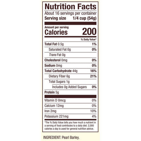 Bobs Red Mill, Barley Pearl, 30 Oz(Case Of 4) Bobs Red Mill