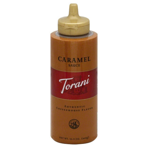 Torani, Puremade Caramel Sauce, Case of 4 X 16.5 Oz Torani