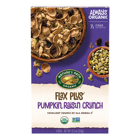 Natures Path, Organic Flax Plus Pumpkin Raisin Crunch, 12.35 Oz(Case Of 12)
