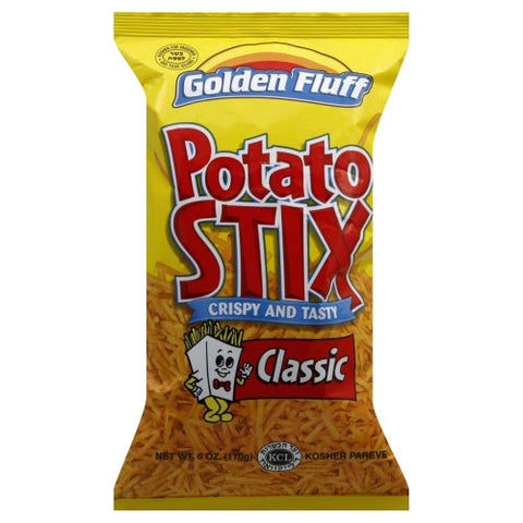 Golden Fluff, Potato Stx Lrg, 6 Oz(Case Of 12) Golden Fluff