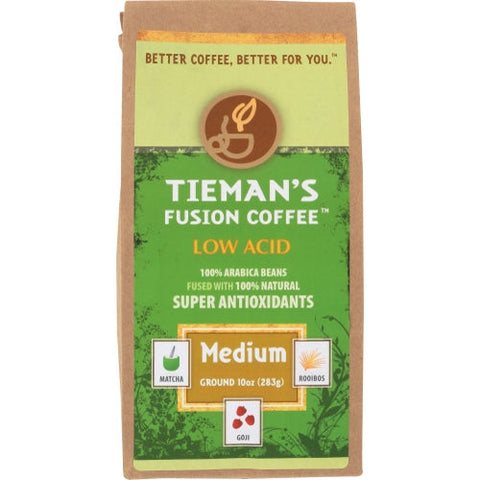 Tiemans Fusion, Coffee Grnd Med Fusion, 10 Oz(Case Of 6) Tiemans Fusion