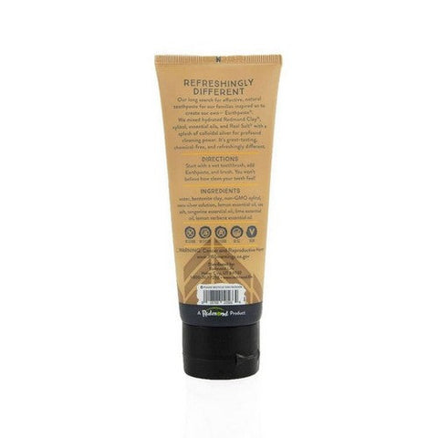 Redmond, Earthpaste Amazingly Mineral Toothpaste, Lemon Twist 4 Oz