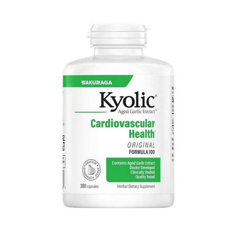 Kyolic, Aged Garlic Extract Cardiovascular Health Original Formula 100, 300 Caps