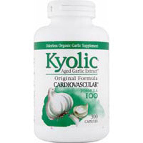 Kyolic, Aged Garlic Extract Cardiovascular Health Original Formula 100, YEAST FREE #103, 200 TAB