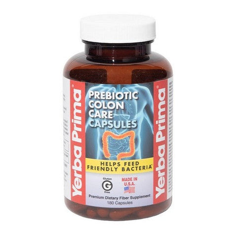 Yerba Prima, Prebiotic Colon Care, 625 mg, 180 Caps Yerba Prima