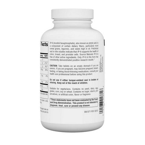 Source Naturals, Ip-6 Inositol Hexaphosphate, 800 Mg, 180 Tabs Source Naturals