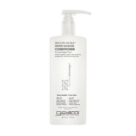 Giovanni Cosmetics, Smooth As Silk Deeper Moisture Conditioner, 24 Oz Giovanni Cosmetics