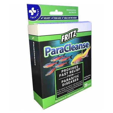 Fritz Aquatics, Fritz Aquatics ParaCleanse Parasitic Disease Treatment, 20 count Fritz Aquatics