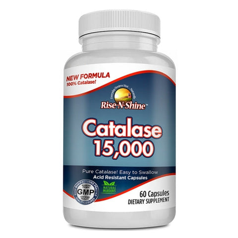Rise-N-Shine, Catalase 15,000, 60 Caps Rise-N-Shine