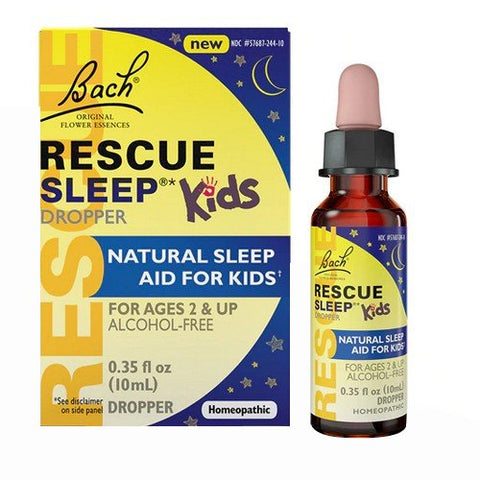 Kids Rescue Sleep Aid Homeopathic Dropper 10 ML by Bach