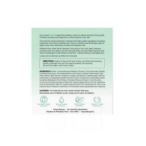 Fortify, Natural Germ Fighting Skincare Purifying And Renewing Facial Cleanser Unscented, 150 ML