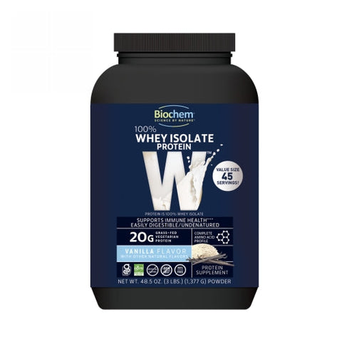 Country Life, 100% Whey Protein Isolate Vanilla Flavor, 48.5 Oz Country Life