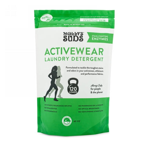 Molly's Suds, Activewear Laundry Detergent, 120 Loads