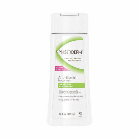 Phisoderm, Anti-Blemish Body Wash, 10 Oz