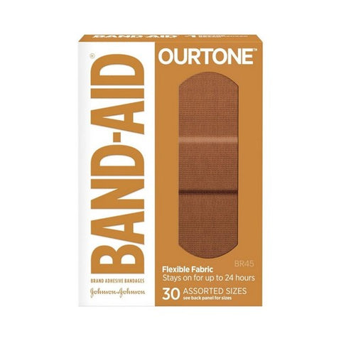 Band-Aid, OurTone Adhesive Bandages Assorted BR45, 30 Count Band-Aid