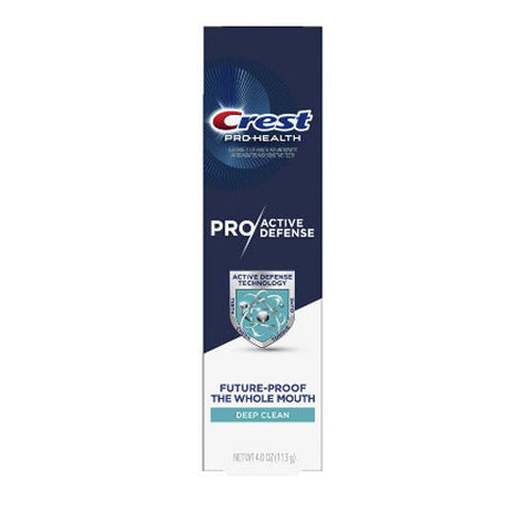 Crest, Pro Health Pro Active Defense Toothpaste Deep Clean, 4 Oz Crest