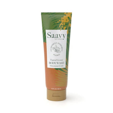 Saavy Naturals, Tropical Coconut Body Wash, 8.5 Oz Saavy Naturals