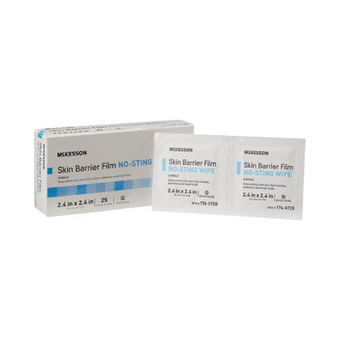 McKesson, Skin Barrier Wipe, Box Of 25