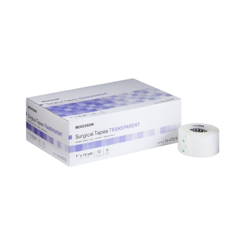 McKesson, Plastic Medical Tape 1 Inch x 10 Yard Transparent, 1 Roll McKesson