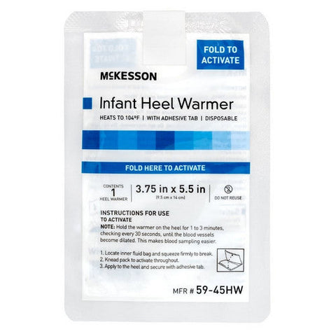 McKesson, McKesson Infant Heel Warmer 3Â¾ x 5Â½ Inch, Box Of 25 McKesson