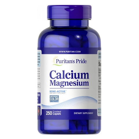 Puritan's Pride, Calcium Magnesium, 250 Caplets Puritan's Pride