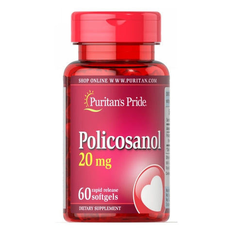Puritan's Pride, Policosanol, 20 mg, 60 Softgels Puritan's Pride