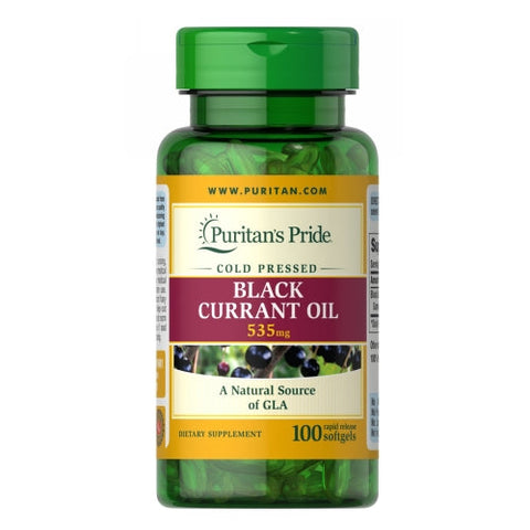 Puritan's Pride, Black Currant Oil, 535 mg, 100 Softgels Puritan's Pride