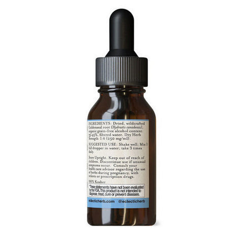 Eclectic Herb, Goldenseal, 1 Oz with Alcohol