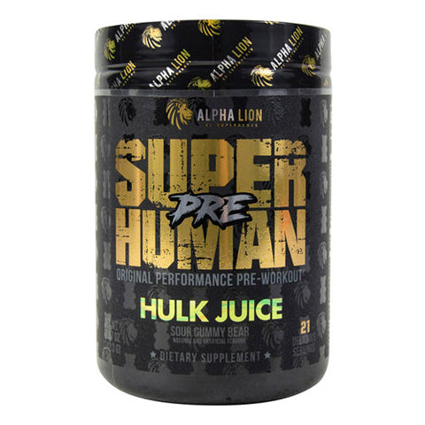 Alpha Lion, Superhuman Pre, Hulk Juice 21 Each Alpha Lion