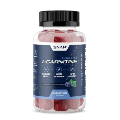 Snap Supplements, L-Carnitine Gummies Sugar Free, 60 Count Snap Supplements
