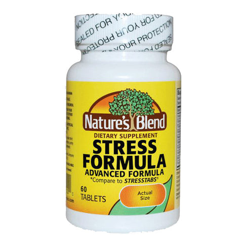 Nature's Blend, Stress Formula Advanced Formula, 60 Tabs Nature's Blend
