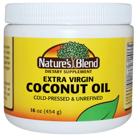 Nature's Blend, Coconut Oil Cold Pressed, 1 lb Nature's Blend