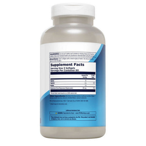 Kal, High Absorption Magnesium Glycinate, 180 Count Kal