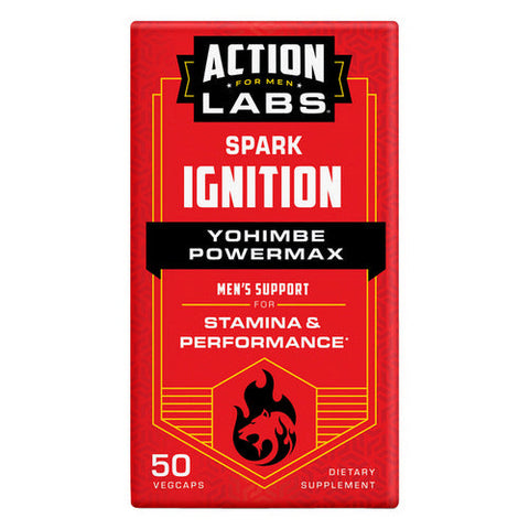 Action Labs, Yohimbe Powermax 2000 Spark Ignition, 50 Count