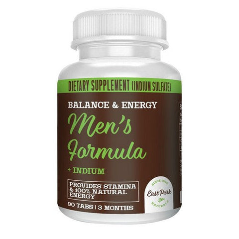 East Park Naturals, Men's Formula Indium, 90 Tabs East Park Naturals