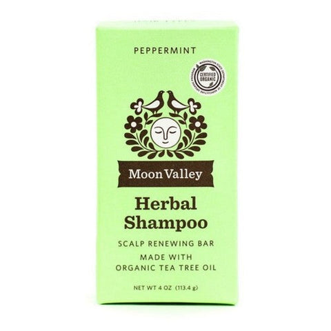 Moon Valley Organics, Herbal Shampoo Bar Peppermint, 3.5 Oz Moon Valley Organics