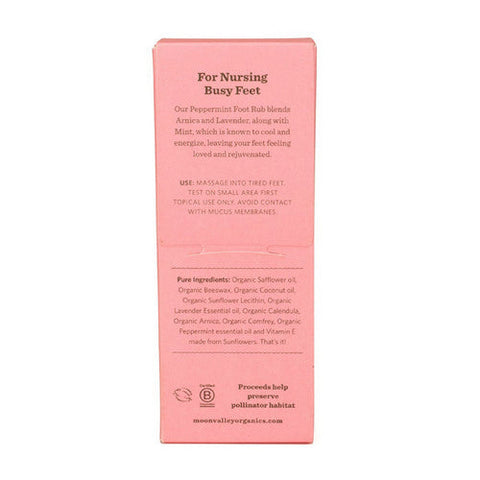 Moon Valley Organics, Organic Peppermint Foot Rub, 1.7 Oz