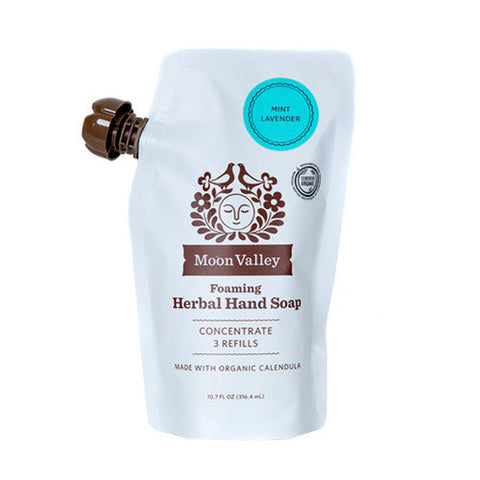Moon Valley Organics, Organics Foaming Herbal Hand Soap Concentrate Mint Lavender, 10.7 Oz