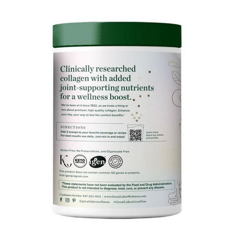 Great Lakes Wellness, Wellness Movement Boost Advanced Collagen Peptides Classic Caramel, 8 Oz Great Lakes Wellness
