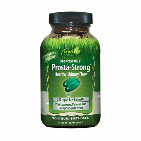 Pro-Active Male Prosta-Strong Healthy Urinary Flow 90 Liquid Softgels by Irwin Naturals