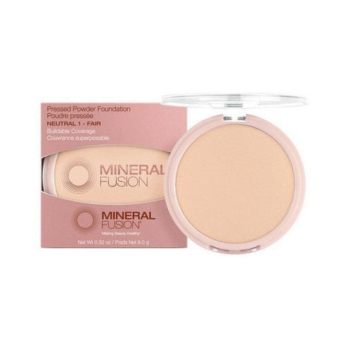 Mineral Fusion, Pressed Powder Foundation Neutral 1 Fair, 0.32 Oz Mineral Fusion
