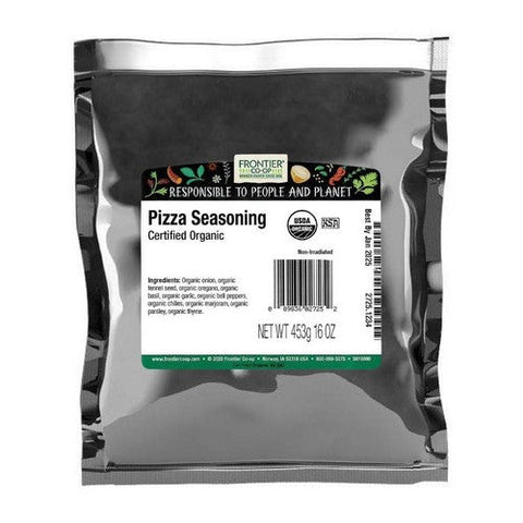 Frontier Coop, Organic Pizza Seasoning, 1 Lb