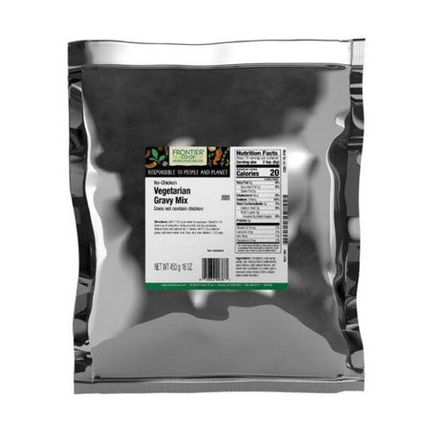 Frontier Coop, Vegetarian No-Chicken Gravy Mix, 1 Lb