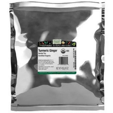Frontier Coop, Organic Turmeric Ginger Herbal Tea, 1 Lb Frontier Coop