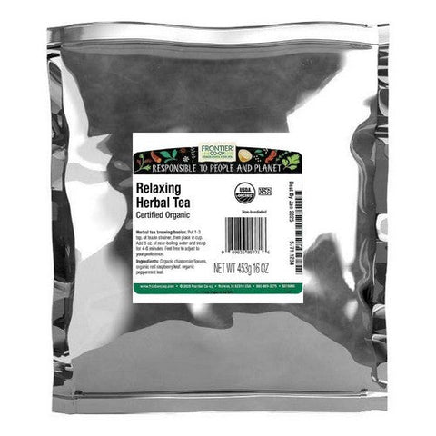 Frontier Coop, Organic Relaxing Tea, 1 Lb Frontier Coop